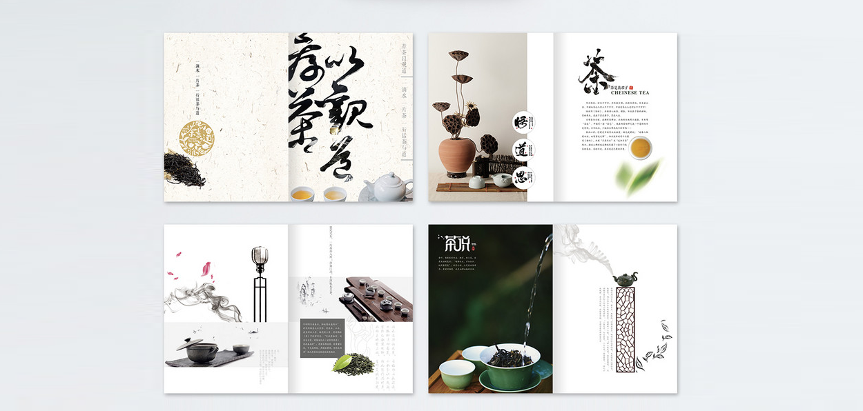 公司中国风画册设计印刷案例模版欣赏-含产品摄影