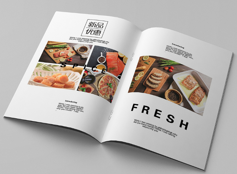 餐饮画册设计需要结合什么特点?